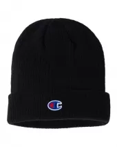 Champion CS4003 Ribbed Cuffed Beanie