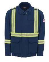 Bulwark BLCT Deluxe Insulated Bib Overall with Reflective Trim - EXCEL FR