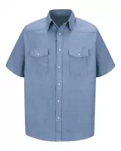 Red Kap SC24 Deluxe Western Style Short Sleeve Shirt