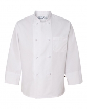 Chef Designs 0411L Eight Knot Button Chef Coat Long Sizes