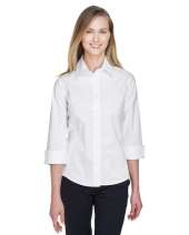 Devon & Jones DP625W Ladies' Perfect Fit™ Three-Quarter Sleeve Stretch Poplin Blouse