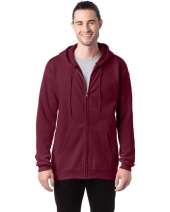 Hanes F280 Adult 9.7 oz. Ultimate Cotton 90/10 Full-Zip Hood