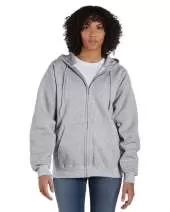 Hanes F280 Adult 9.7 oz. Ultimate Cotton 90/10 Full-Zip Hood