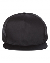 Mega Cap 6997C Flat Bill Five-Panel Trucker Cap