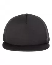 Mega Cap 6875 Foam Front Flat Bill Trucker Cap