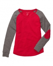 Boxercraft YT66 Girls Preppy Patch Jersey