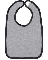 Rabbit Skins 1004 Infant Contrast Trim Premium Jersey Bib