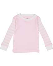 Rabbit Skins 101Z Infant Long Sleeve Baby Rib Pajama Top
