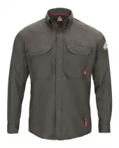 Bulwark QS50 iQ Series® Long Sleeve Comfort Woven Lightweight Shirt