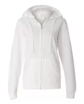 Independent Trading Co. SS650Z Juniors’ Heavenly Fleece Full-Zip Hooded Sweatshirt