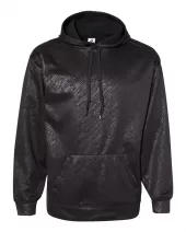 Badger 1431 Line Embossed Hooded Sweatshirt