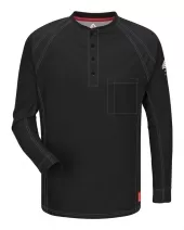 Bulwark QT20 Long Sleeve Henley