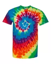 Dyenomite 200MS Multi-Color Spiral Tie-Dyed T-Shirt