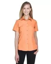 Harriton M560W Ladies' Barbados Textured Camp Shirt