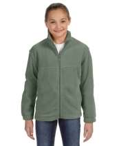 Harriton M990Y Youth 8 oz. Full-Zip Fleece