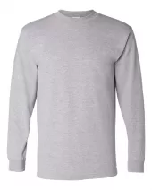 Bayside 2955 Adult 6.1 oz., Cotton Long Sleeve T-Shirt
