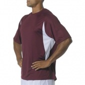 A4 N3181 Men's Cooling Performance Color Blocked T-Shirt