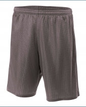 A4 N5296 Adult Nine Inch Inseam Mesh Short