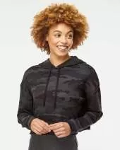 Independent Trading Co. AFX64CRP Women’s Lightweight Crop Hooded Sweatshirt