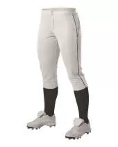 Alleson Athletic A00061 Women's Belted Piped Fastpitch Pants
