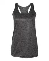 Badger 4161 Women's Tonal Blend Racerback Tank Top