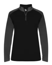 Badger 4008 Ultimate SoftLock Women's Sport Quarter-Zip Pullover