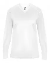 Badger 4064 Ultimate SoftLock Women's V-Neck Long Sleeve T-Shirt