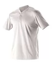 Alleson Athletic A00012 Youth Baseball Two Button Henley Jersey