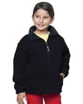Bayside 1115 Youth Full Zip Fleece Jacket