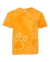 Dyenomite 20BPR Youth Pawprint Short Sleeve T-Shirt