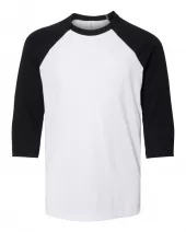 Bella + Canvas 3200Y Youth Three-Quarter Sleeve Baseball Tee
