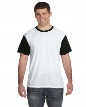 Sublivie S1902 Men's Blackout Sublimation Polyester T-Shirt