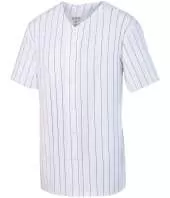 Augusta Sportswear 1686 Youth Pinstripe Full Button Baseball Jersey