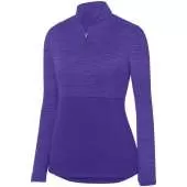 Augusta Sportswear 2909 Ladies Shadow Tonal Heather 1/4 Zip Pullover