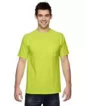 Fruit of the Loom 3931P Adult 5 oz. HD Cotton™ Pocket T-Shirt