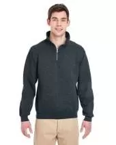 Jerzees 4528 Adult 9.5 oz. Super Sweats® NuBlend® Fleece Quarter-Zip Pullover
