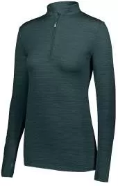 Holloway 222757 Ladies Striated 1/2 Zip Pullover