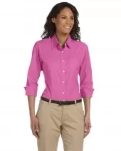 Devon & Jones DP625W Ladies' Perfect Fit™ Three-Quarter Sleeve Stretch Poplin Blouse