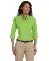 Devon & Jones DP625W Ladies' Perfect Fit™ Three-Quarter Sleeve Stretch Poplin Blouse
