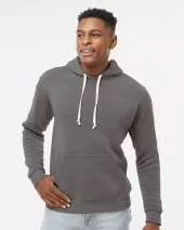 J. America 8871 Triblend Fleece Hooded Sweatshirt