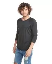 Next Level 6051 Unisex Triblend 3/4-Sleeve Raglan
