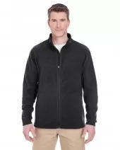 UltraClub 8185 Men's Cool & Dry Full-Zip Microfleece