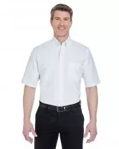 UltraClub 8972 Men's Classic Wrinkle-Resistant Short-Sleeve Oxford
