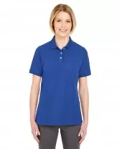 UltraClub 7510L Ladies' Platinum Honeycomb Piqué Polo