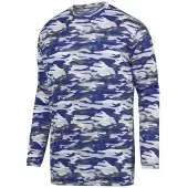 Augusta Sportswear 1808-C Youth Mod Camo Long Sleeve Wicking Tee