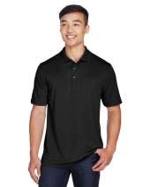 Harriton M345 Men's Advantage IL Snap Placket Performance Polo