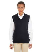 Harriton M415W Ladies' Pilbloc™ V-Neck Sweater Vest