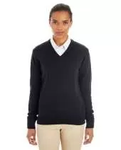 Harriton M420W Ladies' Pilbloc™ V-Neck Sweater