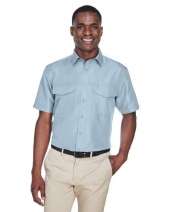 Harriton M580 Men's Key West Short-Sleeve Performance Staff Shirt