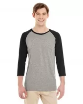Jerzees 601RR Adult 4.5 oz. TRI-BLEND Baseball Raglan